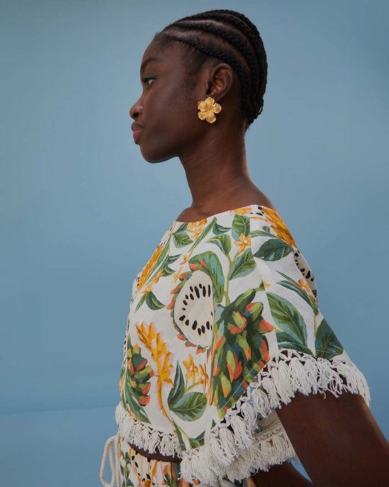 Ban Do Off-White Biriba Blouse