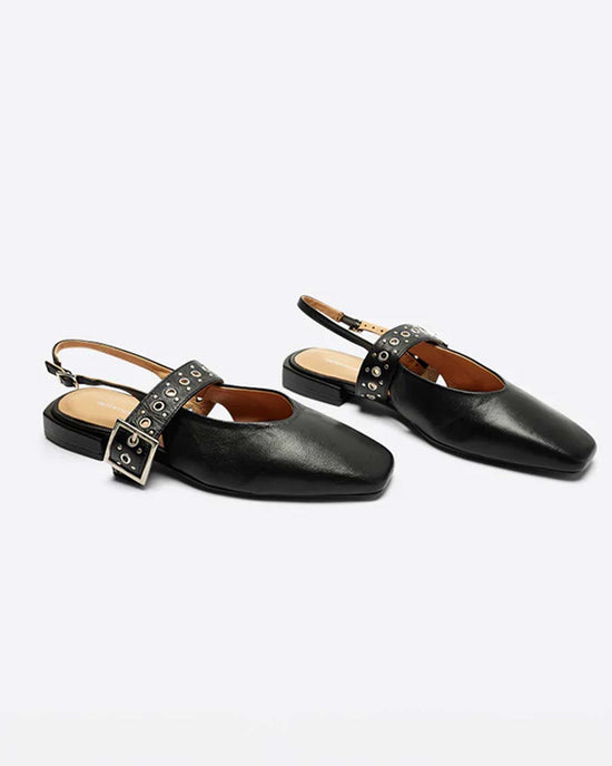 ban do Pearl Slingback Ballet Flat - Black