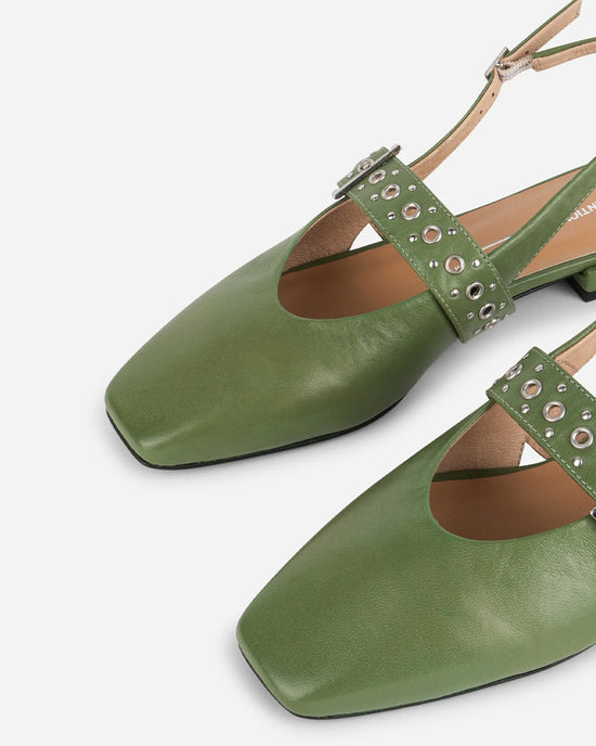 Ban Do Pearl Slingback Ballet Flat - Cactus