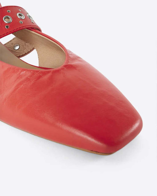Ban Do Pearl Slingback Ballet Flat - Cherry