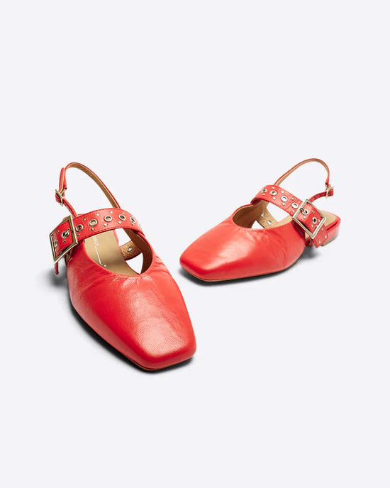 ban do Pearl Slingback Ballet Flat - Cherry