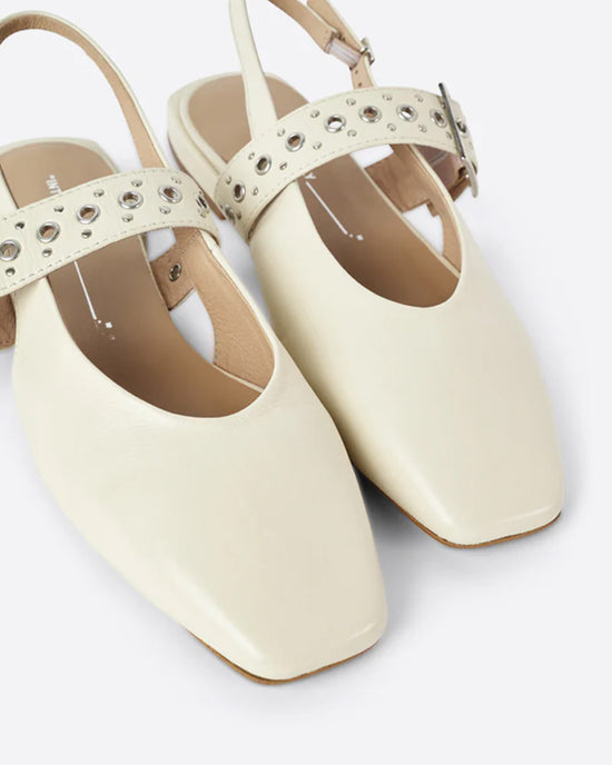 Ban Do Pearl Slingback Ballet Flat - Creme