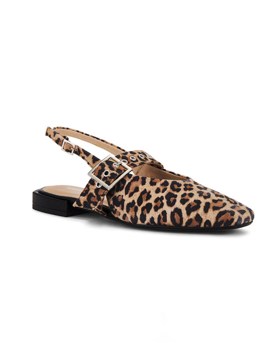 ban do Pearl Slingback Ballet Flat - Leopard