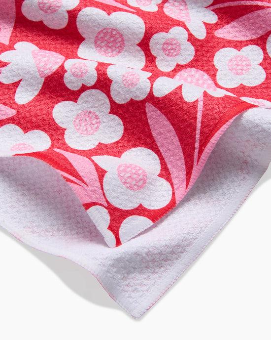 Ban Do Pink Blooms Tea Towel