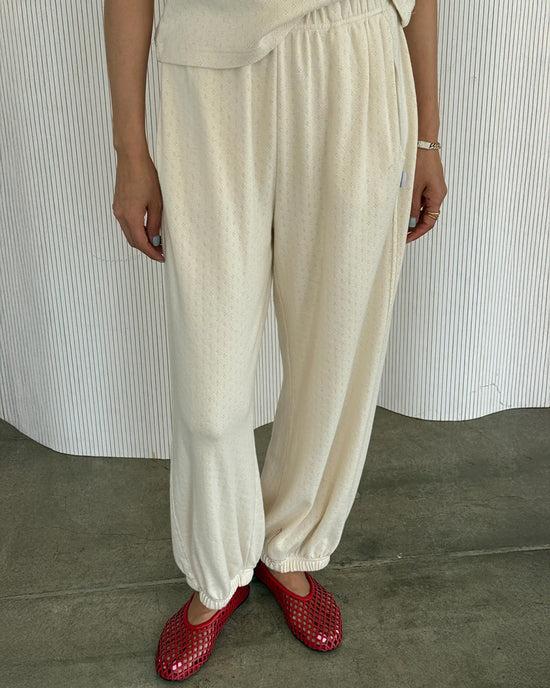 ban do Pointelle Balloon Pants - Naturel