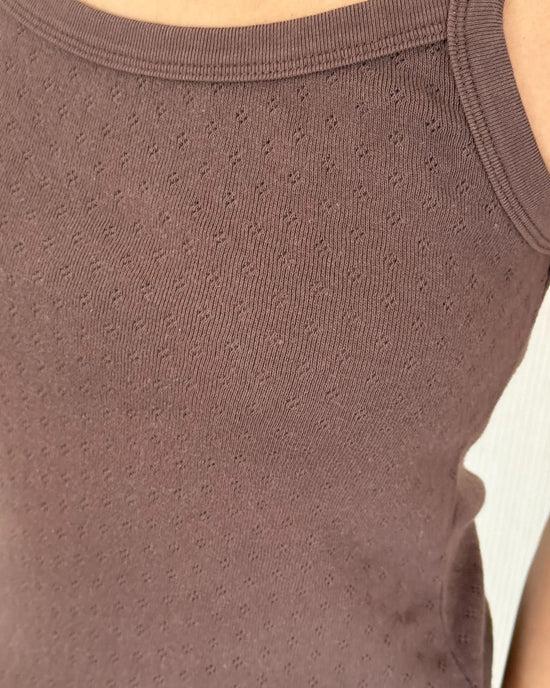 Ban Do Pointelle Eve Cami - Chocolate