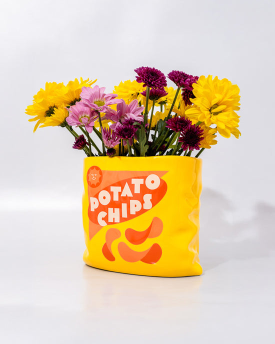 Ban Do Potato Chips Ceramic Vase