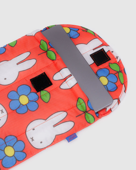 Ban Do Puffy Laptop Sleeve 13" - Flower Miffy