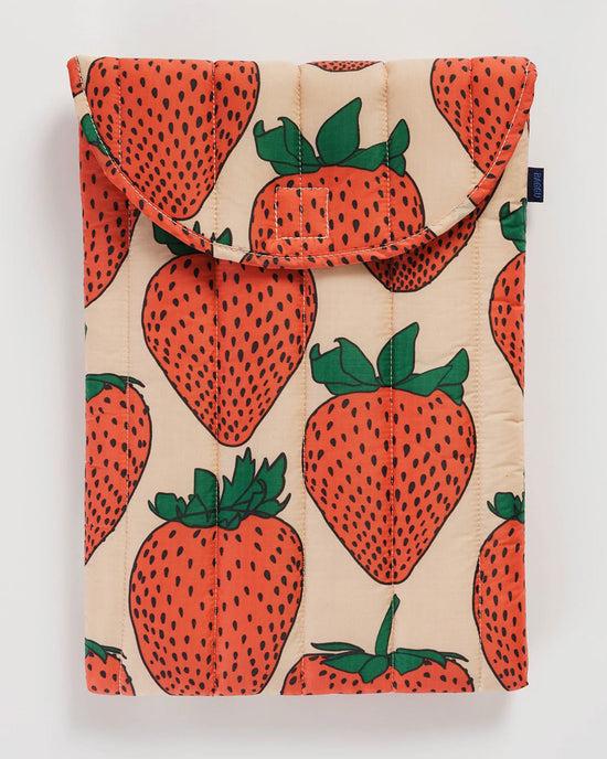 ban do Puffy Laptop Sleeve 16" - Strawberry