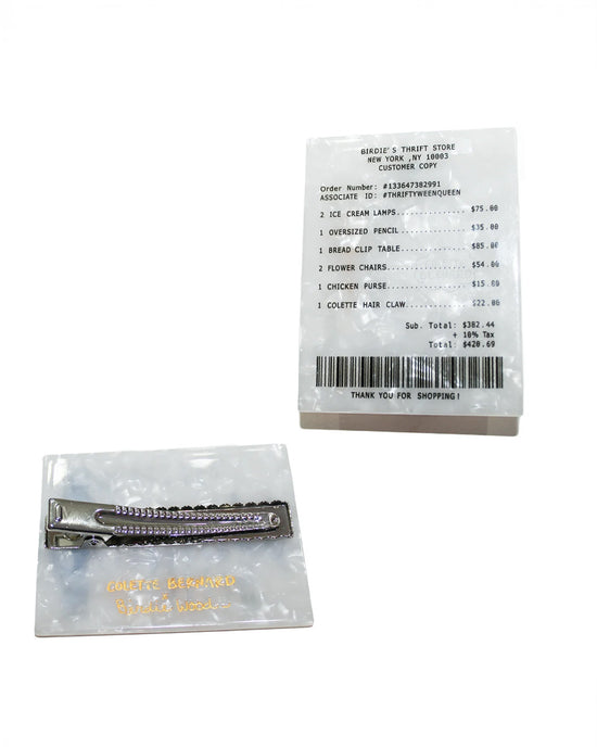 Ban Do Receipt Hair Clip