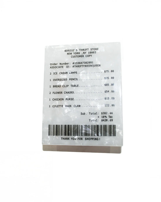 ban do Receipt Hair Clip