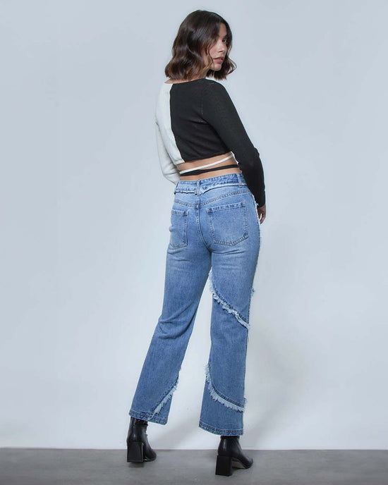 Ban Do Riley Colorblock Wrap Top