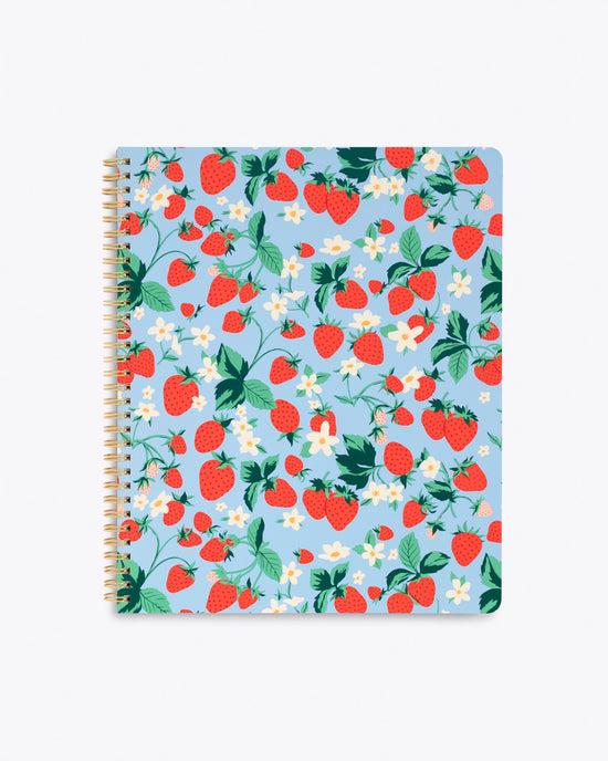 ban do Rough Draft Large Notebook - Strawberry Field
