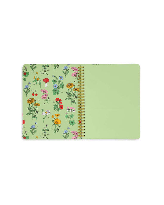 Ban Do Rough Draft Mini Notebook - Botanical Green