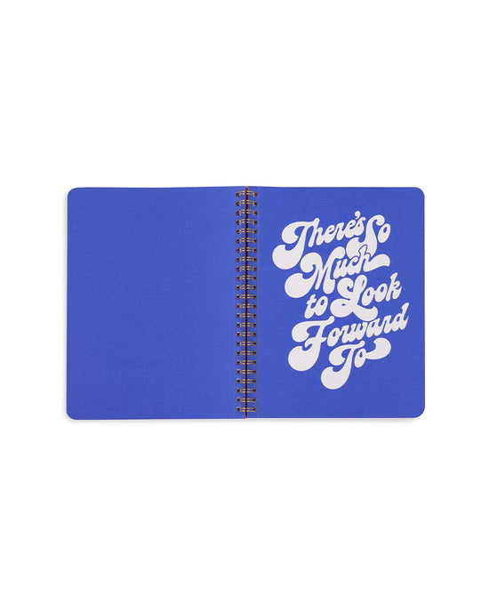 Ban Do Rough Draft Mini Notebook - Navy Star Floral