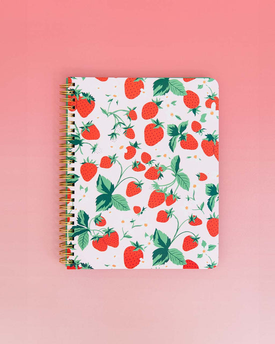 ban do Rough Draft Mini Notebook - Strawberry Fields