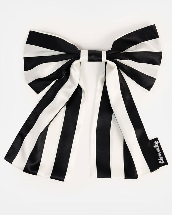 ban do Silk Bow Barrette - Stripes
