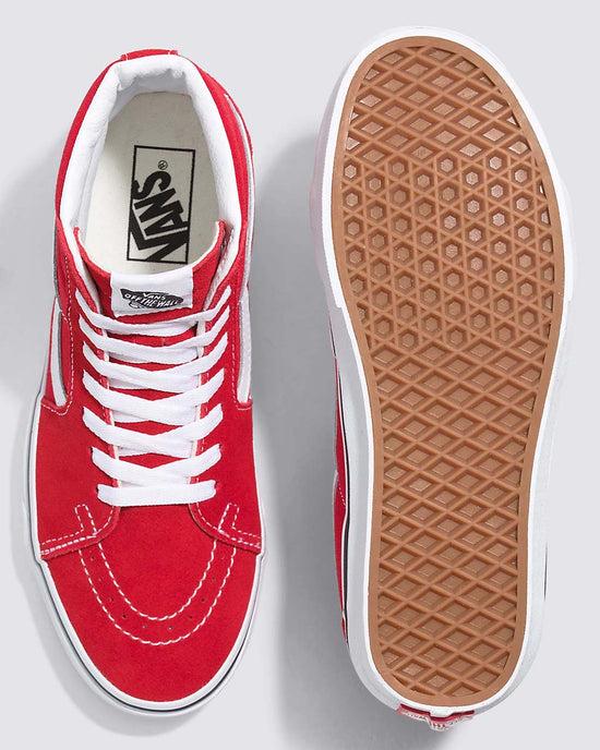 Ban Do Sk8-Hi Sneaker - Racing Red + True White
