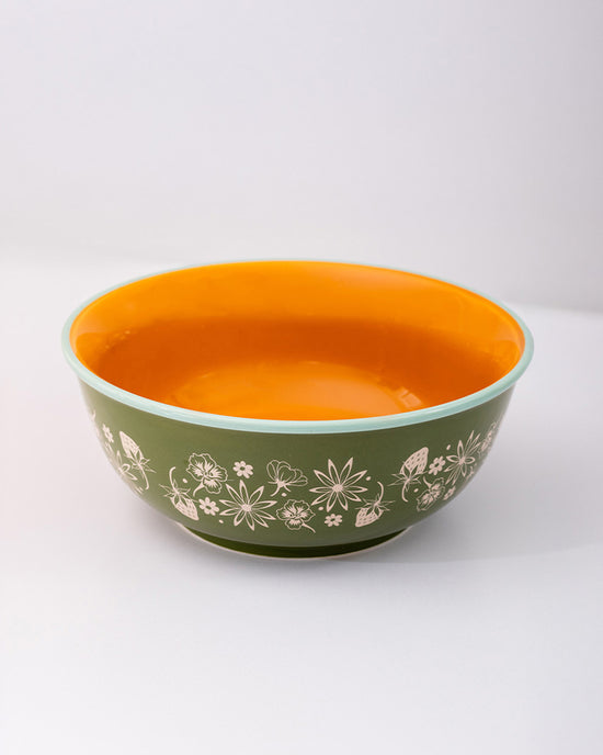 ban do Small Ceramic Serving Bowl - Garden