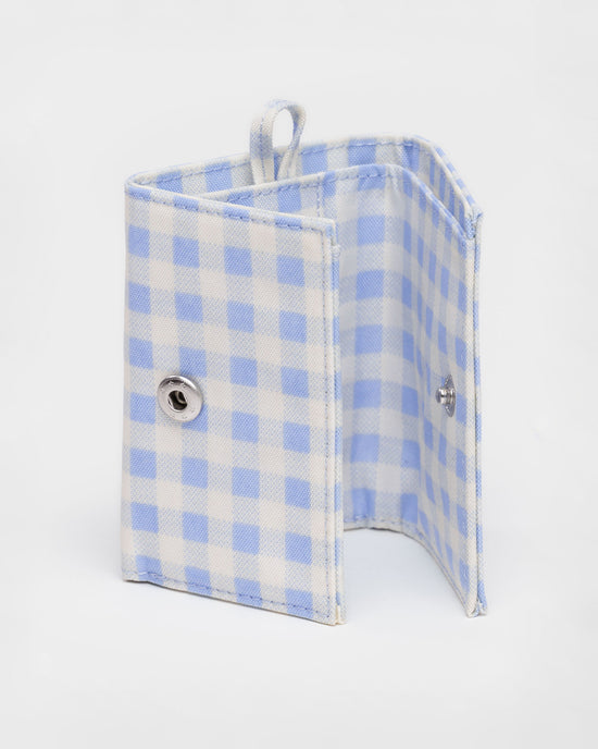 Ban Do Snap Wallet - Light Blue Gingham