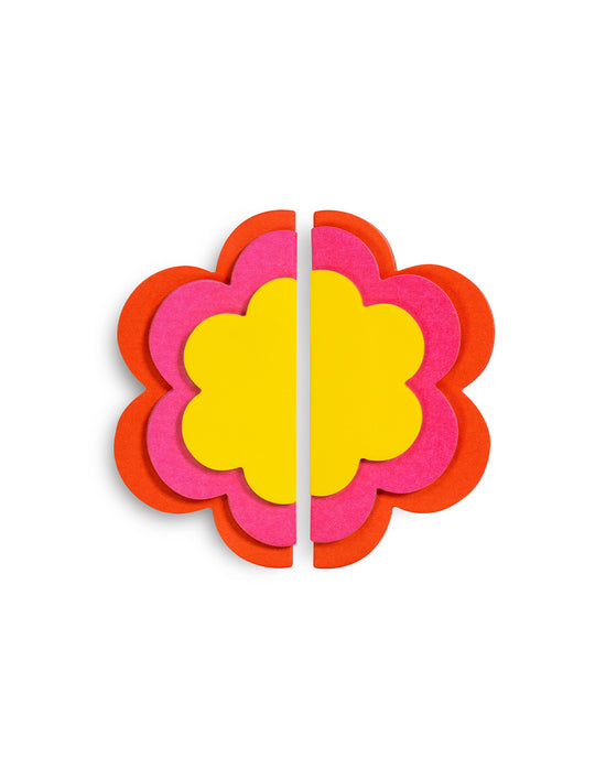ban do Stacked Sticky Notes - Flower