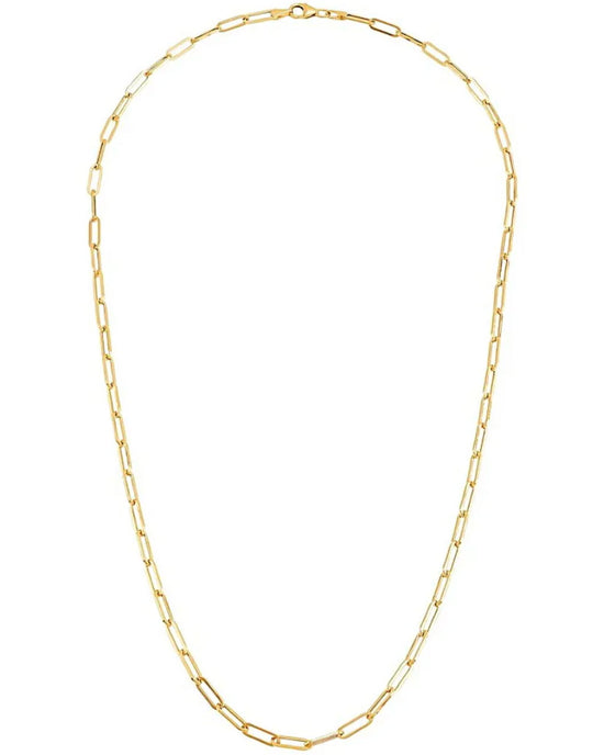 Ban Do Stainless Steel Paper Clip Necklace - Gold