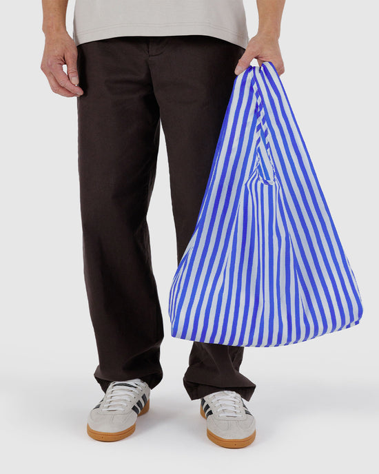 Ban Do Standard Baggu - Blue Painted Stripe