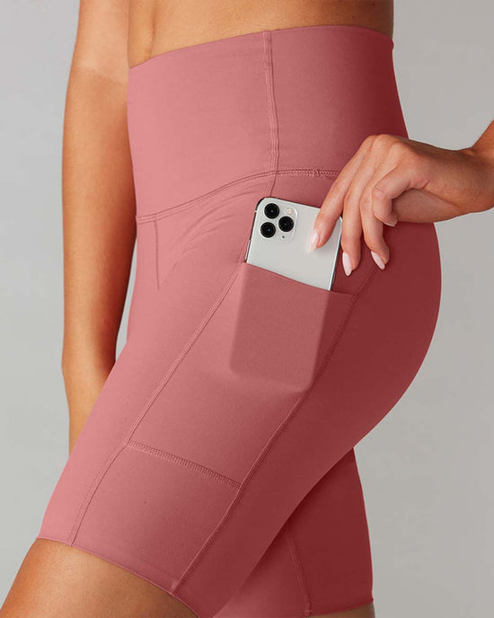 Ban Do Stash & Dash Biker Shorts - Canyon