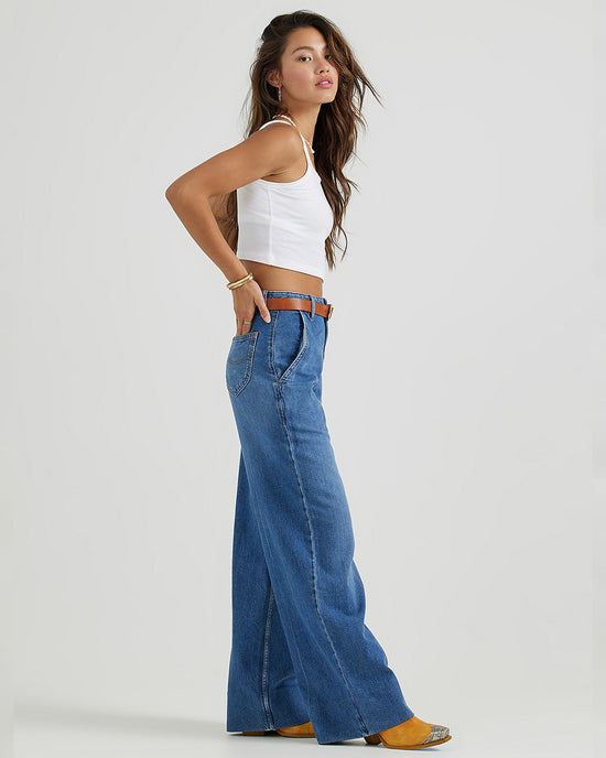 Ban Do Stella A-Line Trouser - Azure Wave