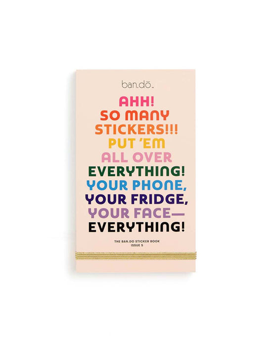 ban do Sticker Book - Issue Five
