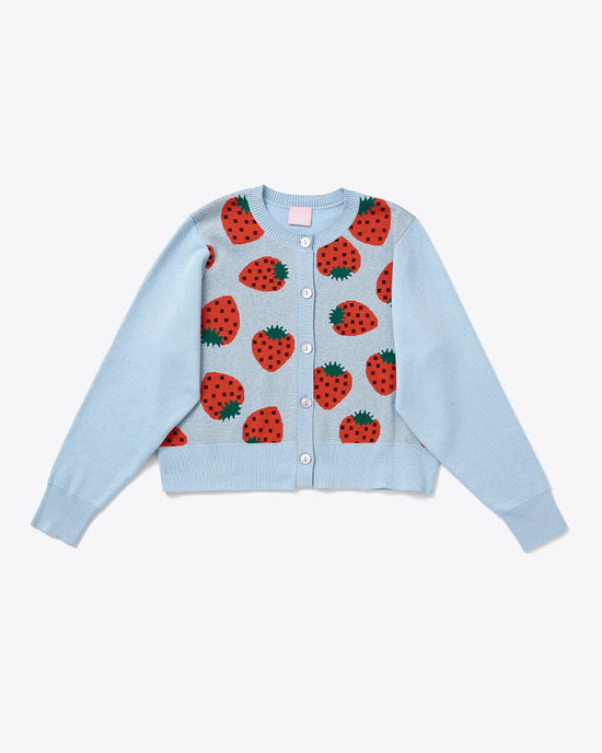 ban do Strawberry Shrunken Cardigan