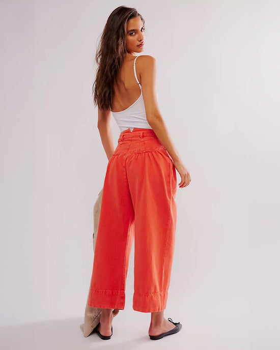 Ban Do Sweet Talk Chino Pants - Red Mango