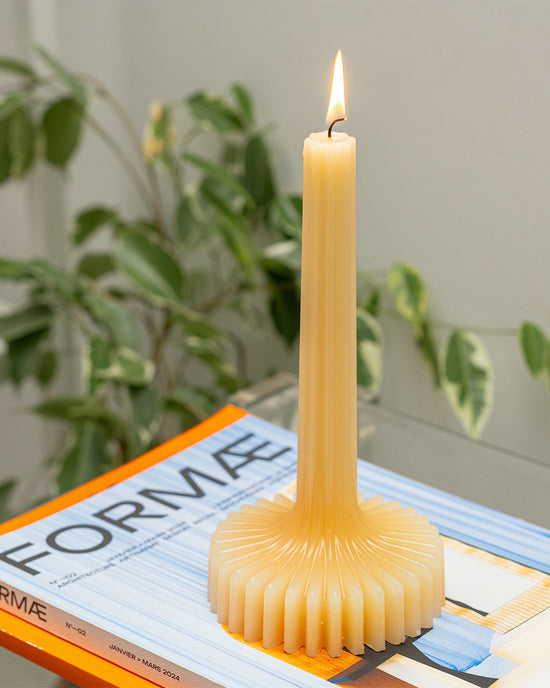 Ban Do Tall Decorative Candle - Beige