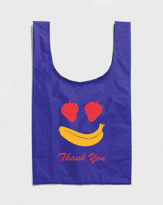 ban do Thank You Fruit Smile Standard Baggu - Cobalt