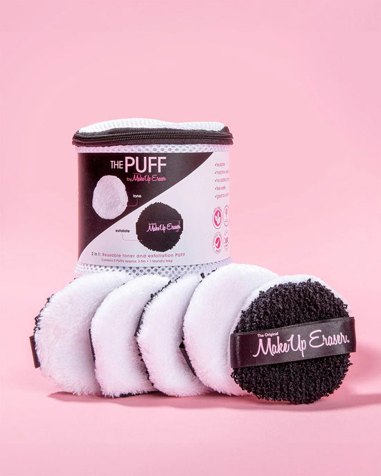 ban do The Puff: Tone & Deeply Exfoliate - Set of 5