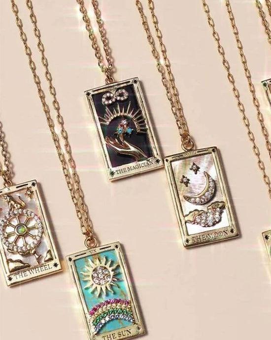 Ban Do The Wheel Of Fortune Tarot Card Necklace