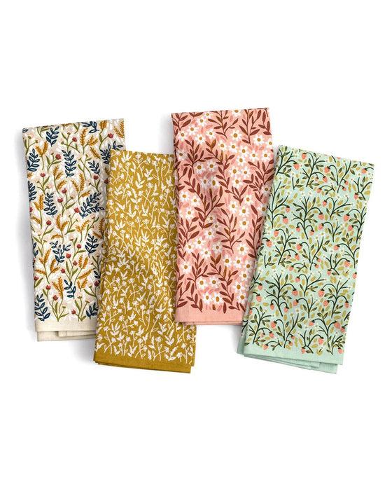 ban do Tiny Floral Kitchen Towel Set