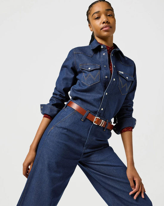 Ban Do Trouser Coverall - Aged Blue
