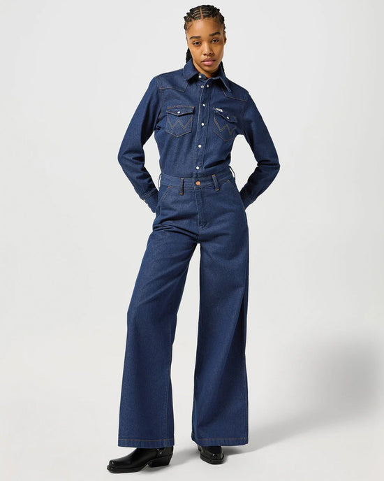 ban do Trouser Coverall - Aged Blue