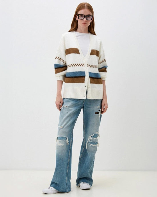 ban do Valerie Stripe Cardigan