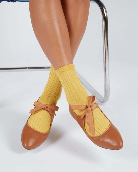Ban Do Valley Ballet Flats - Caramel