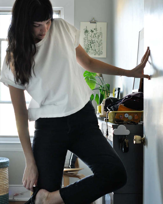 ban do Vintage Fille Tee - Clean White