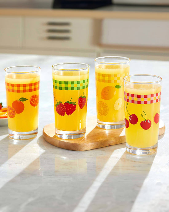 ban do Vintage Juice Glasses - Set of 4