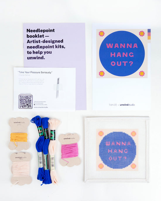 Ban Do Wanna Hang Out? Needlepoint Kit
