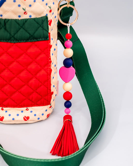 Ban Do Water Bottle Sling - Cherry Hearts