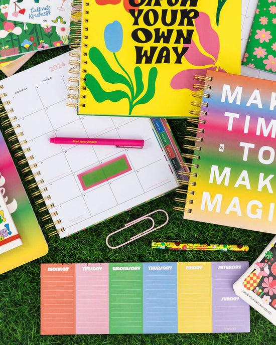 Ban Do Week To Week Desk Notepad - Colorblock