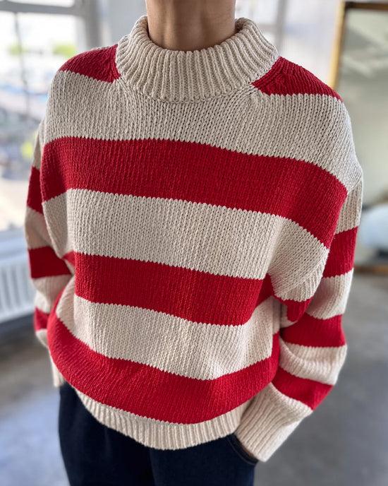 ban do Zoe Sweater - Red Stripe