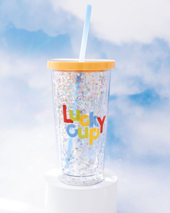 ban do Glitter Bomb Sip Sip Tumbler with Straw - Lucky Cup