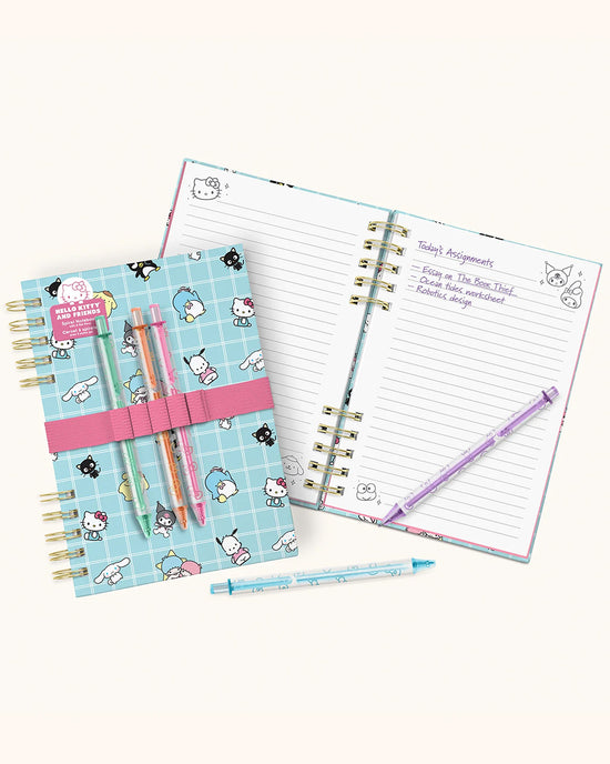 Ban Do Hello Kitty And Friends Harper Notebook & Pen Set