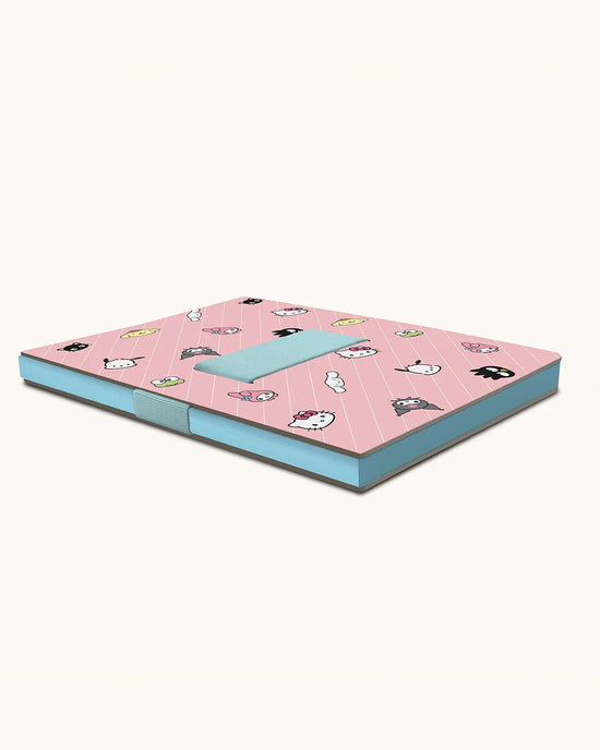 Ban Do Hello Kitty & Friends Casey Notebook - Pink Pinstripe